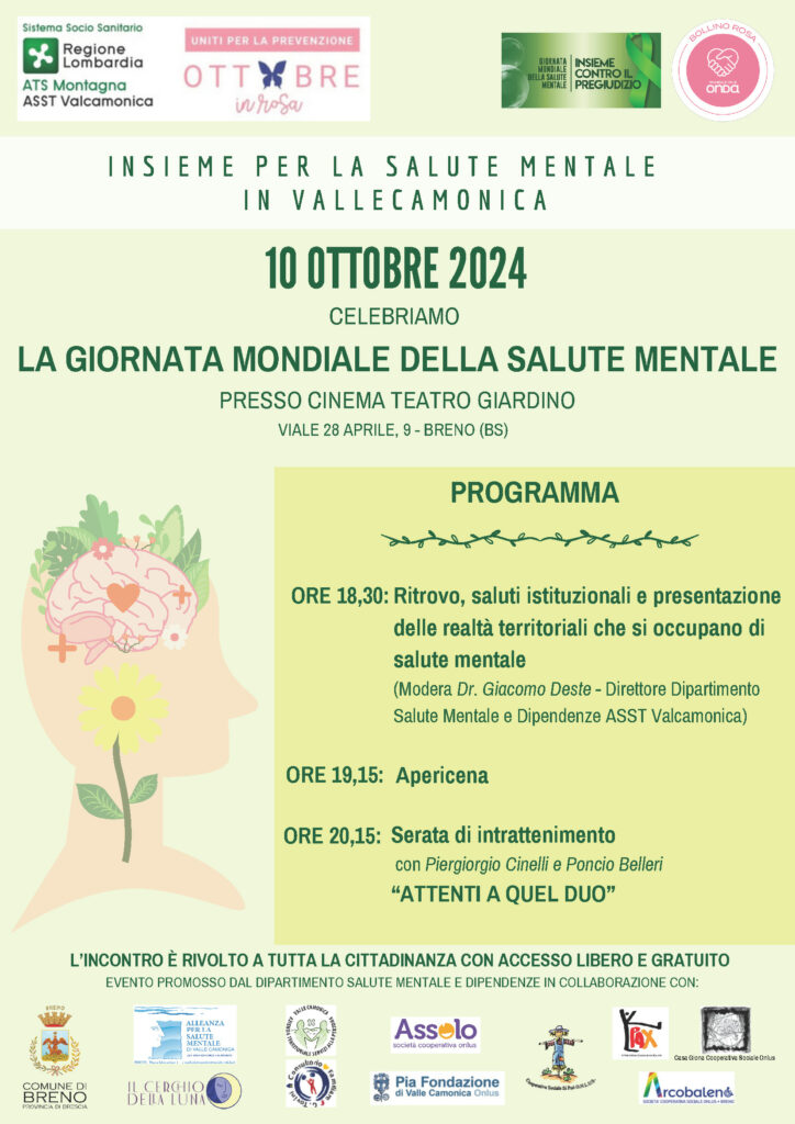 25A Loc. Giornata mondiale salute mentale 10 ottobre 2024 25A Loc. Giornata mondiale salute mentale 10 ottobre 2024