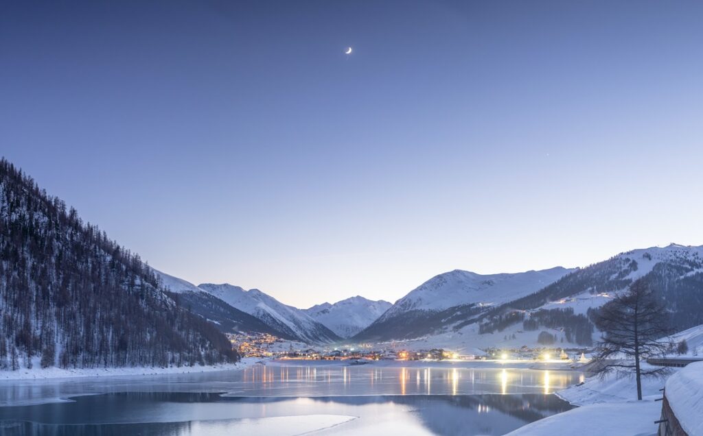 livigno inverno notturna