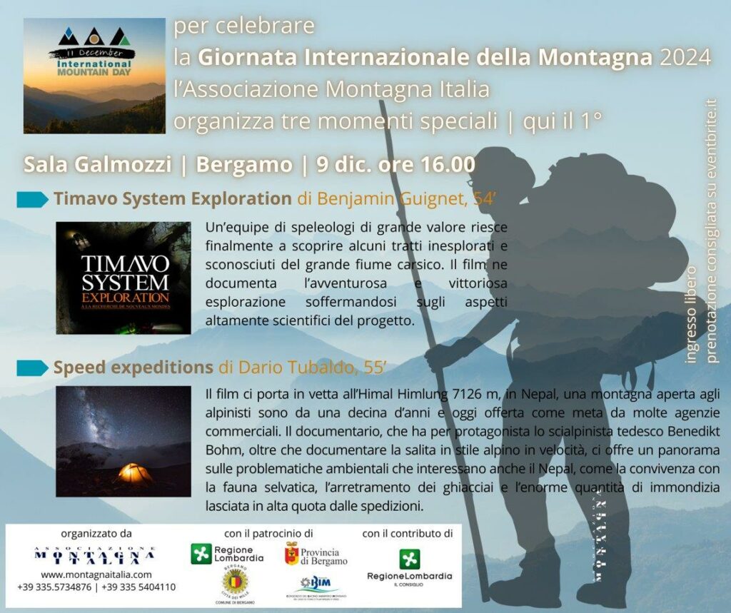 Giornata internazionale della montagna 2024 9 e 10 dicembre Giornata internazionale della montagna 2024 9 e 10 dicembre
