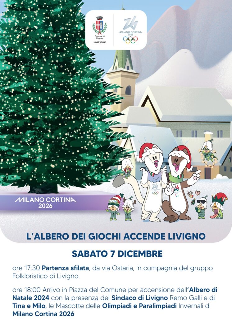 Livigno Locandina Accensione albero 1 Livigno Locandina Accensione albero 1
