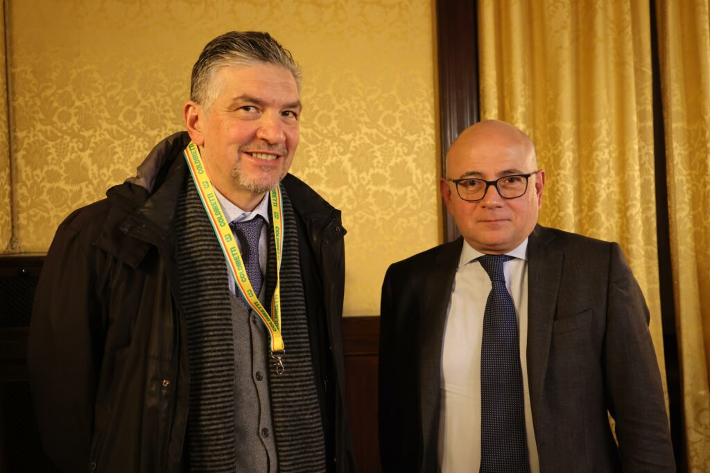 Rodolfo Mazzucotelli con Domenico Roncagli Rodolfo Mazzucotelli con Domenico Roncagli