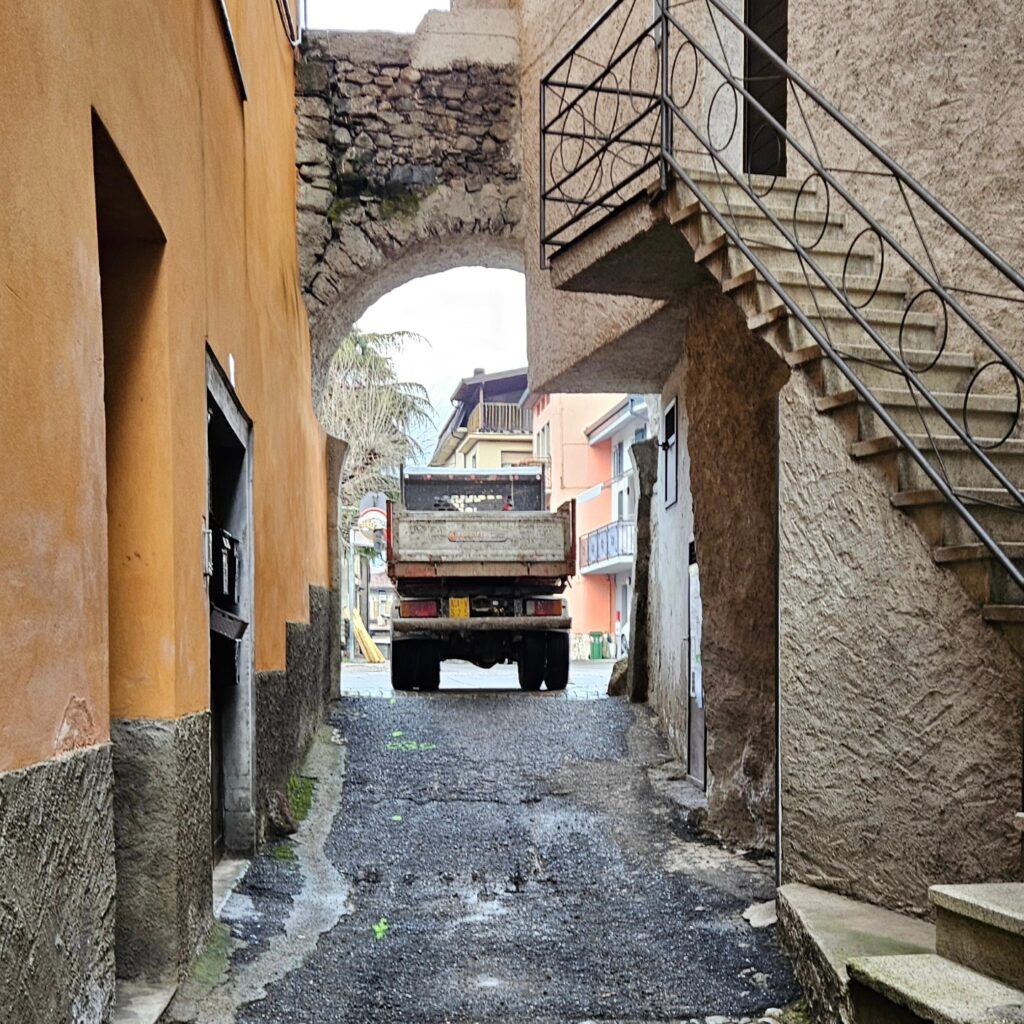Cividate Camuno al via i lavori in via Cere Cividate Camuno al via i lavori in via Cere