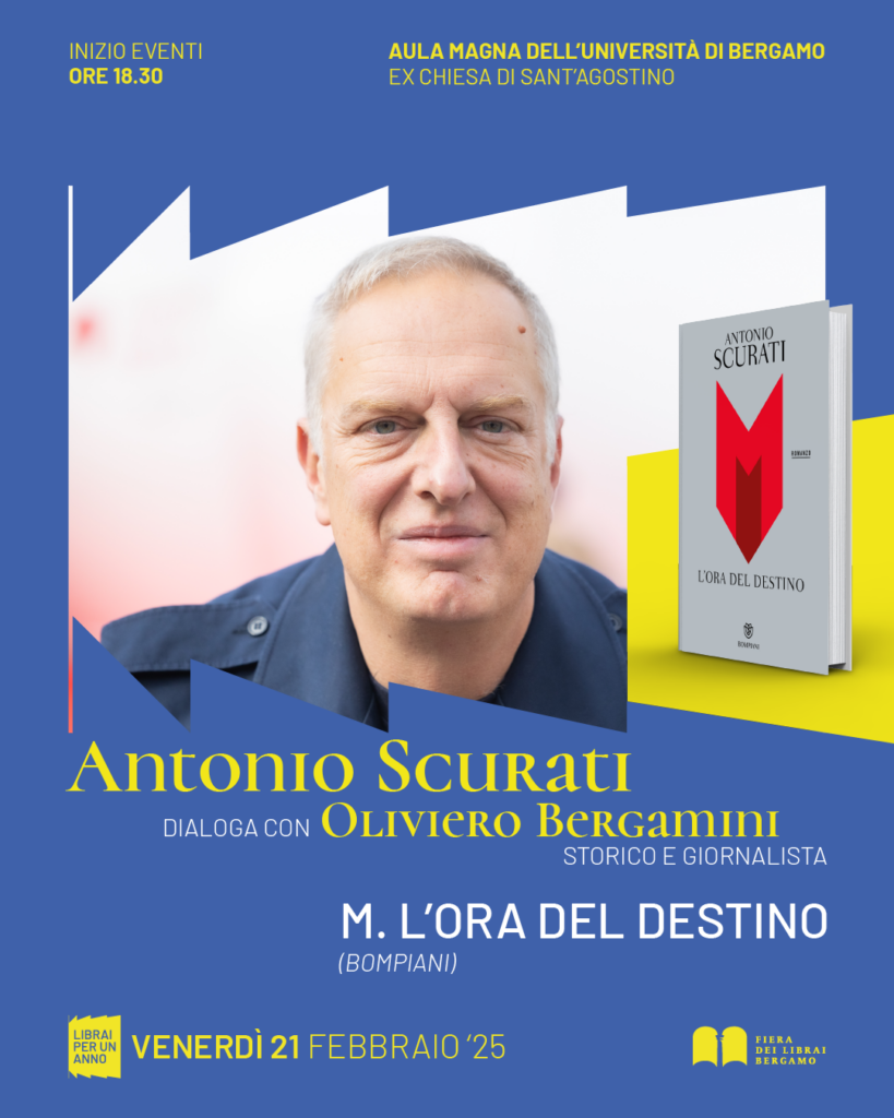 Locandina Scurati Librai per un anno Locandina Scurati Librai per un anno