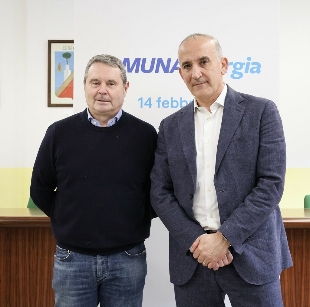 Renato Mazzoncini AD A2A Pier Luigi Mottinelli Presidente Camuna Energia Renato Mazzoncini AD A2A Pier Luigi Mottinelli Presidente Camuna Energia