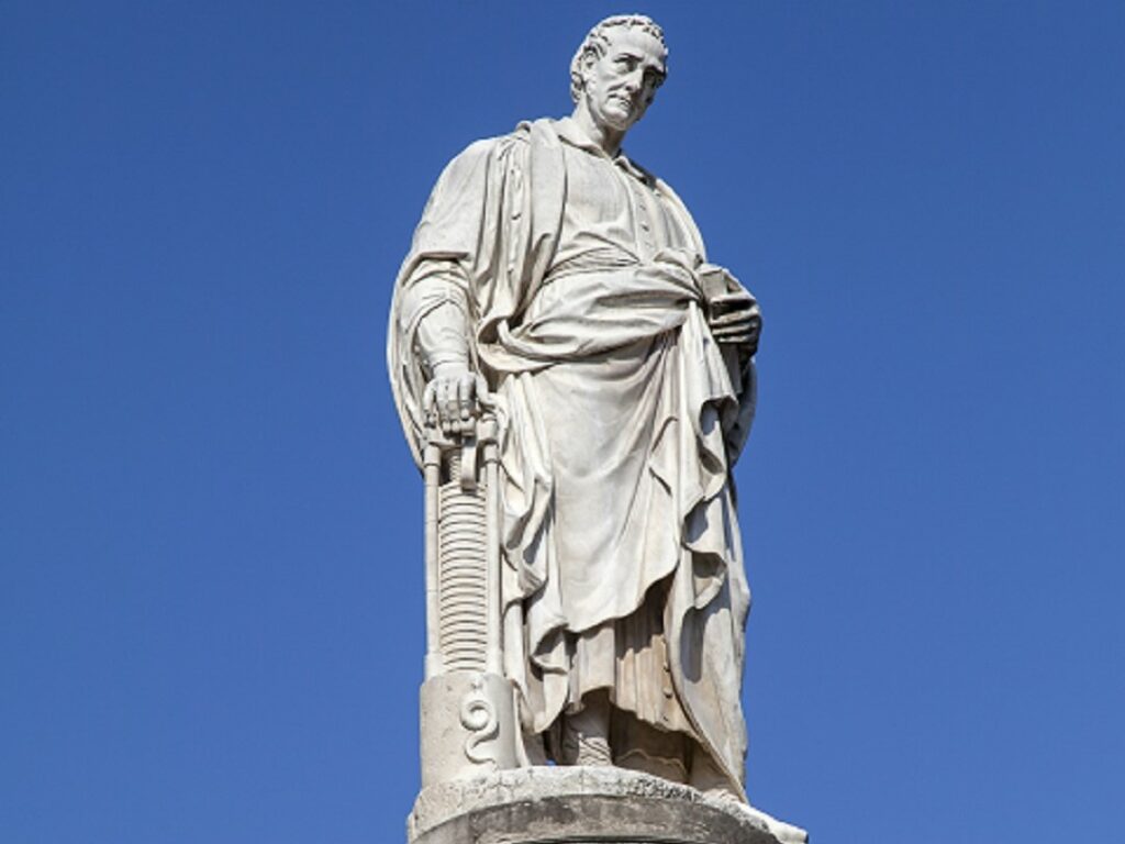 Alessandro Volta statua Alessandro Volta statua