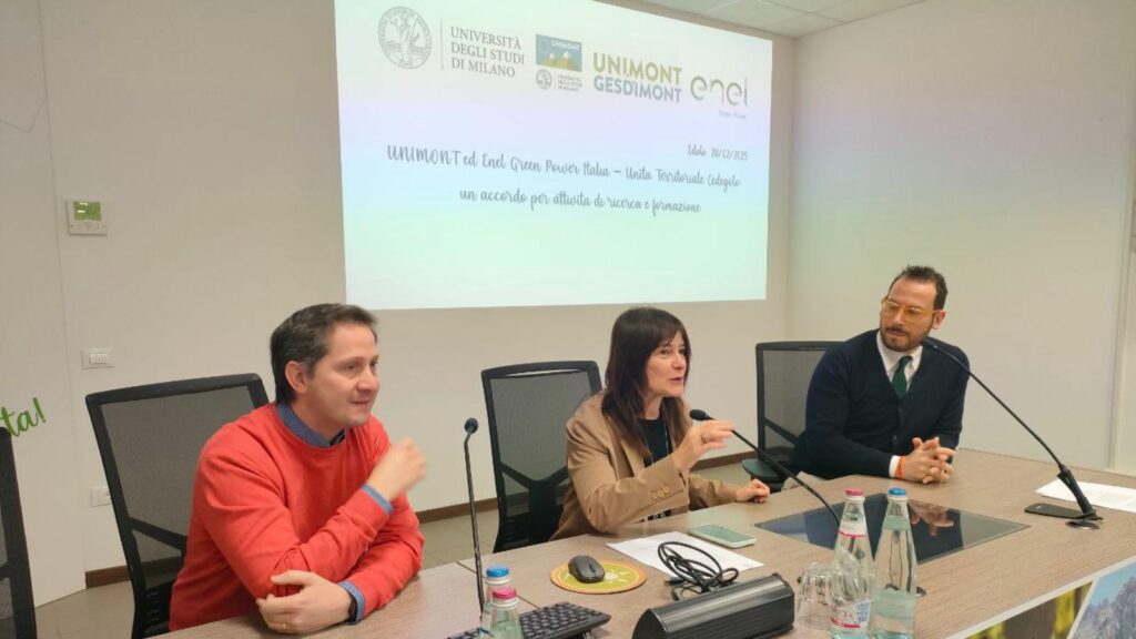 UNIMONT ed Enel Green Power Italia – Unita Territoriale Cedegolo un accordo per attivita di ricerca e formazione