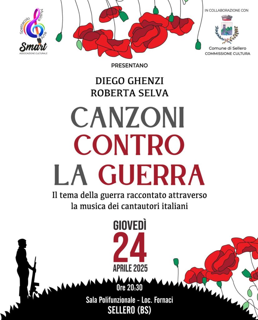 24 04 25 Sellero Canzoni contro la guerra 24 04 25 Sellero Canzoni contro la guerra
