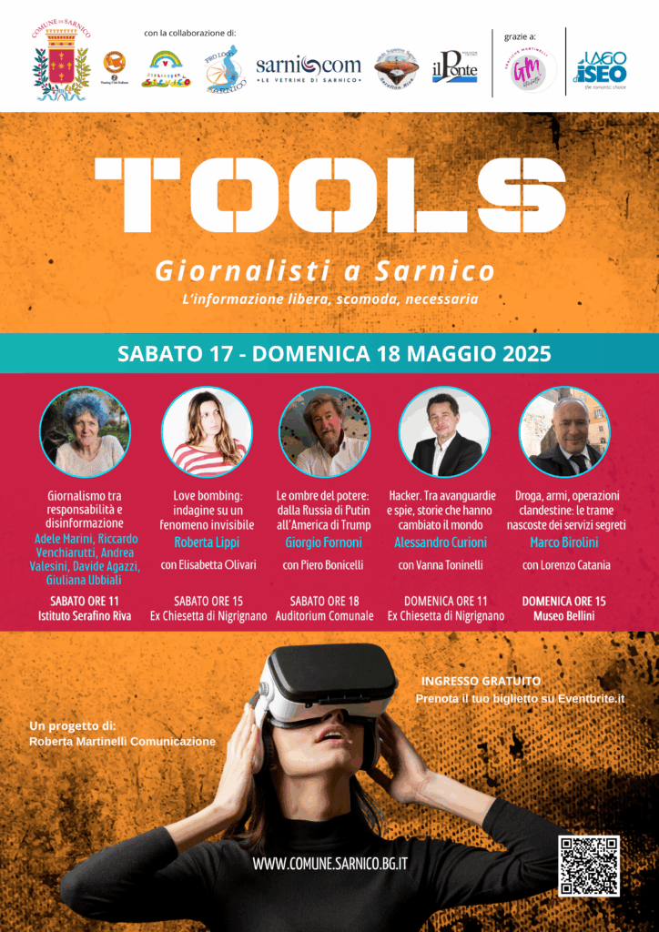 Locandina TOOLS. Giornalisti a Sarnico 1 Locandina TOOLS. Giornalisti a Sarnico 1