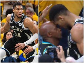 Nba padre di Haliburton sfotte Antetokounmpo. Rissa sfiorata Video Nba padre di Haliburton sfotte Antetokounmpo. Rissa sfiorata Video