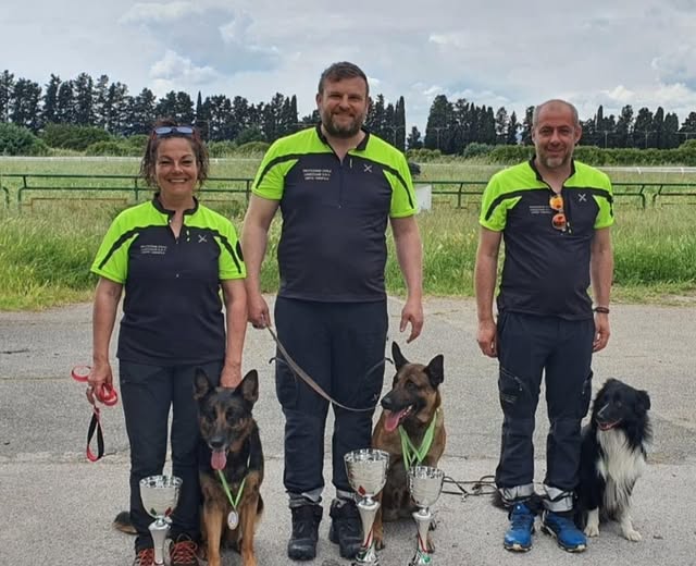 Protezione Civile di Lumezzane trionfa al Trofeo Nazionale CSEN Cinofilia da Soccorso 2025