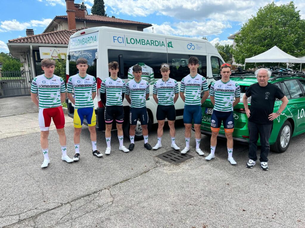 Rappresentativa Lombarda allievi in gara a Pedemonte