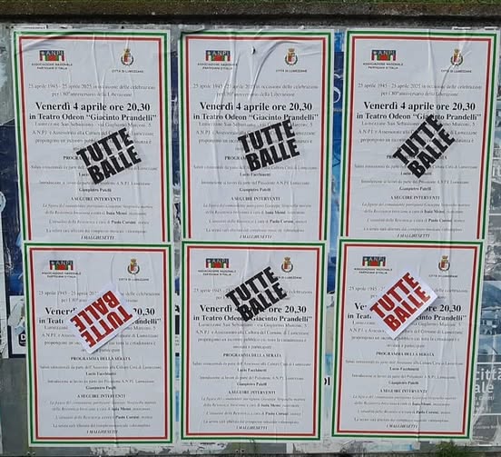 Valgobbia vandalizzati i manifesti per levento dellAnpi Hanno paura della memoria Valgobbia vandalizzati i manifesti per levento dellAnpi Hanno paura della memoria