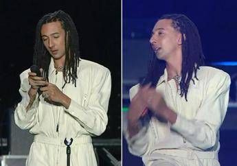 Concerto primo maggio Ghali mollato dal microfono