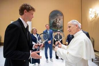 Sinner lemozione e il dialogo con Papa Leone XIV Video