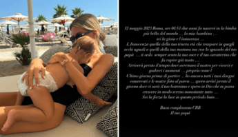 Sophie Codegoni la figlia Celine compie 2 anni la sorpresa e la dedica di Alessandro Basciano