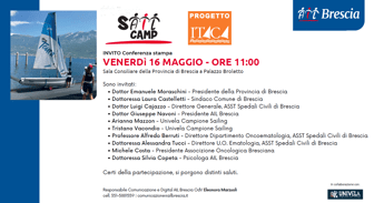 Tumori tra vela e laboratori torna sAil Camp per la riabilitazione psicologica