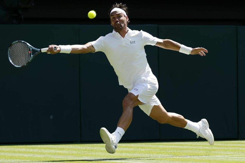 Wimbledon Fognini lotta con Alcaraz azzurro battuto al quinto set