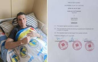 Carlo DAttanasio liberato in Papua Nuova Guinea la compagna Fine di un incubo Carlo DAttanasio liberato in Papua Nuova Guinea la compagna Fine di un incubo
