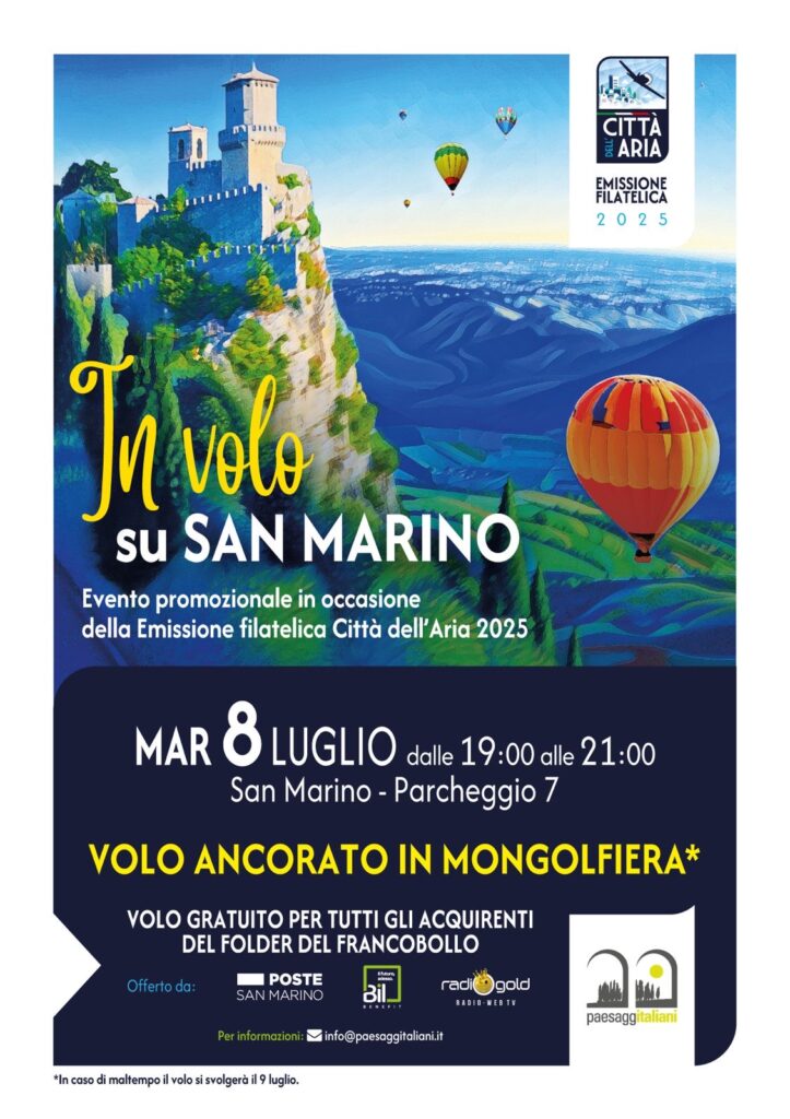 In volo su San Marino