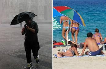 Meteo weekend con meno caldo e forti temporali poi arriva la burrasca di fine Estate