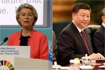 Ue Cina von der Leyen Riequilibrare relazioni. Xi Bisogna fare scelta giusta