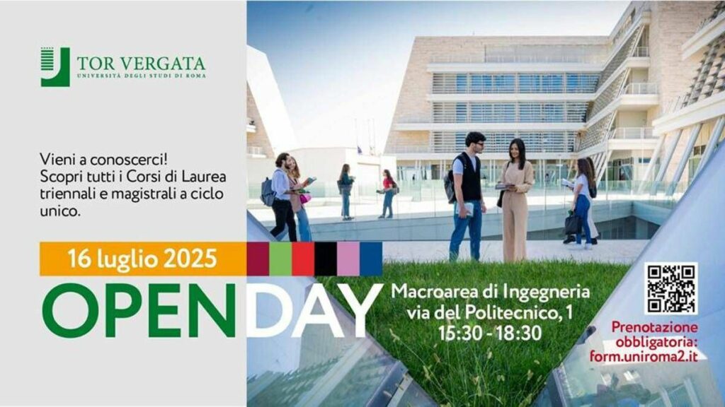 Universita a Roma Tor Vergata Open Day 2025 bussola su formazione e futuro professionale Universita a Roma Tor Vergata Open Day 2025 bussola su formazione e futuro professionale
