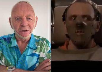 Anthony Hopkins prova la maschera viso di Kim Kardashian ed e subito. Hannibal Lecter Anthony Hopkins prova la maschera viso di Kim Kardashian ed e subito. Hannibal Lecter