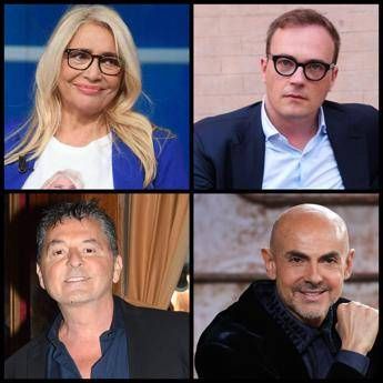 Cerno Mammucari e Miccio con zia Mara a Domenica In