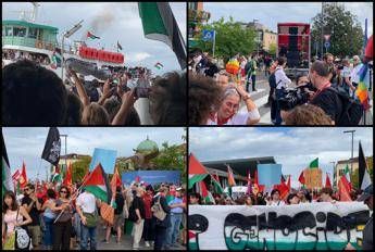 Corteo per Gaza al Lido di Venezia organizzatori Siamo oltre 5mila Corteo per Gaza al Lido di Venezia organizzatori Siamo oltre 5mila