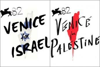 Gaza divide il Lido nasce Venice for Israel in risposa a Venice for Palestine Gaza divide il Lido nasce Venice for Israel in risposa a Venice for Palestine