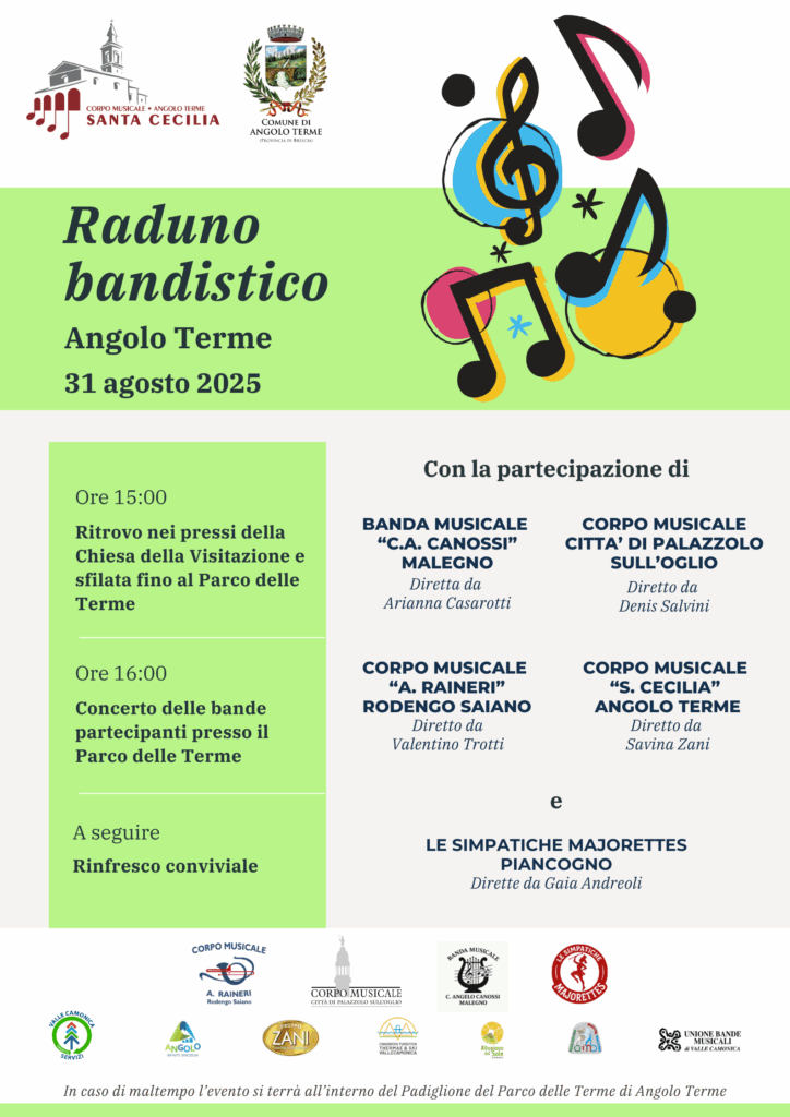 Raduno bandistico 31 agosto