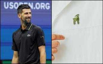 Rivoluzione Lacoste il celebre coccodrillo si trasforma per Djokovic lomaggio al fuoriclasse