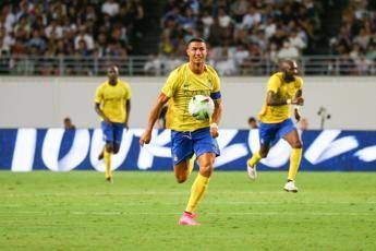 Ronaldo delusione in Arabia perde la Supercoppa e sfiora le lacrime Ronaldo delusione in Arabia perde la Supercoppa e sfiora le lacrime