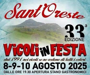 Vicoli in Festa dall8 al 10 agosto nel centro storico di SantOreste Vicoli in Festa dall8 al 10 agosto nel centro storico di SantOreste