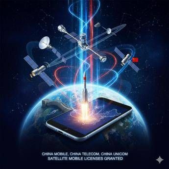 Cina tutte le Major Telecom ottengono la licenza per il servizio mobile satellitare