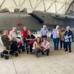 Ghedi gli ospiti della Casa di Riposo San Giovanni visitano laeroporto militare del 6° Stormo