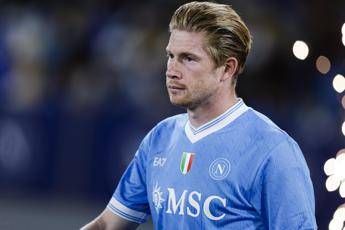 Napoli De Bruyne saluta Conte Se ne va sono contento