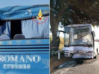 Scontro tra due autobus a Catanzaro feriti un centinaio di studenti