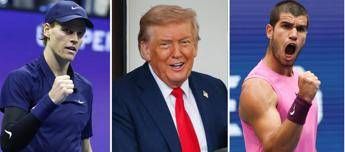 Sinner Alcaraz domani finale US Open con Trump superstar