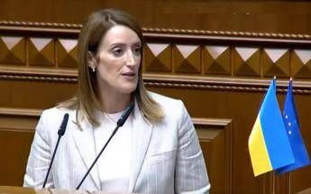 Ucraina lannuncio di Metsola Parlamento europeo aprira sede permanente a Kiev