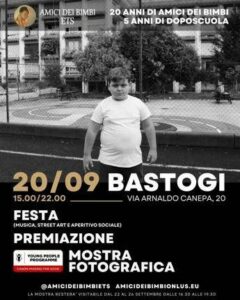 Una mostra e aperitivo sociale sabato al Bastogi di Roma con Amici dei Bimbi Ets