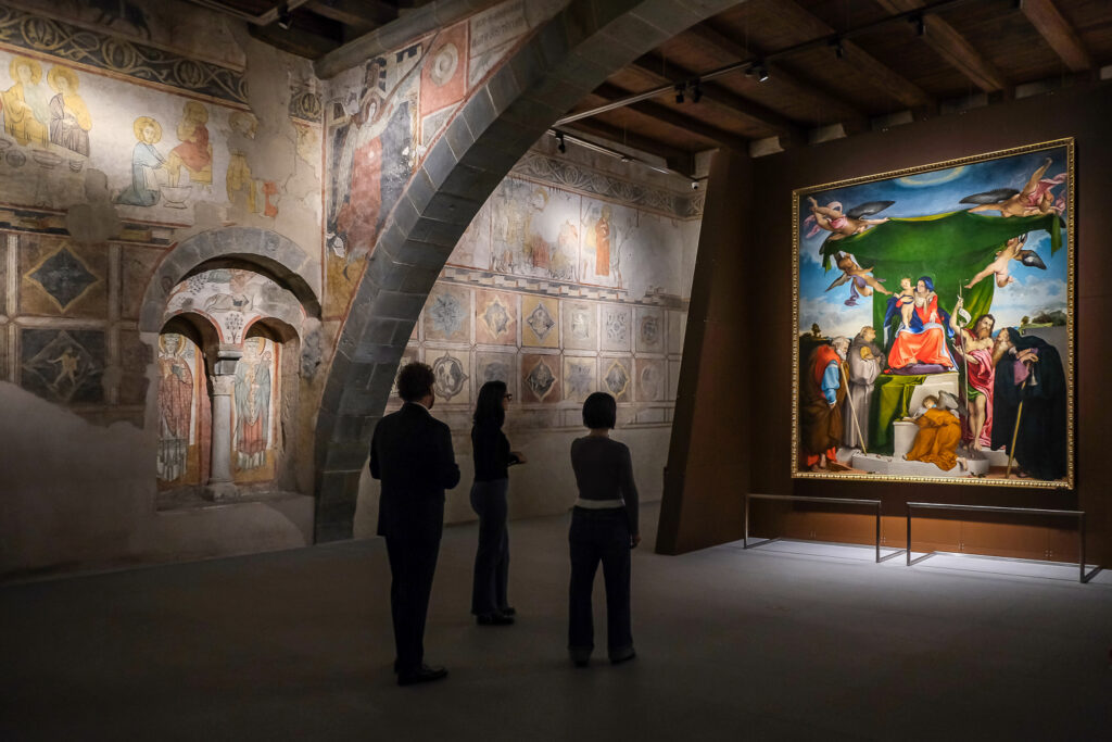 Aula Picta interno con Pala Lotto Aula Picta interno con Pala Lotto