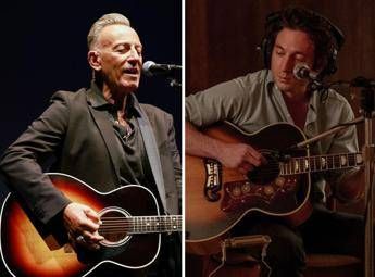 Bruce Springsteen e Jeremy Allen White ospiti di Che tempo che fa Bruce Springsteen e Jeremy Allen White ospiti di Che tempo che fa