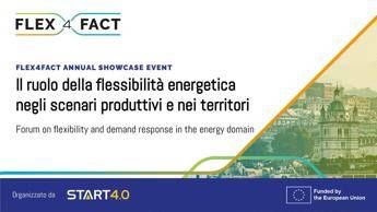 Flessibilita energetica Start 4.0 e Flex4Fact per la transizione