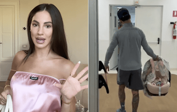 Giulia De Lellis torna a casa dopo il parto le parole per Tony Effe Non mi ha mai lasciata
