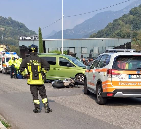 Grave incidente sulla Sp345 motociclista 22enne in condizioni critiche Grave incidente sulla Sp345 motociclista 22enne in condizioni critiche