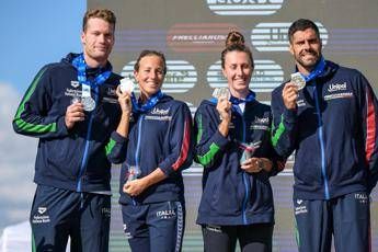 Nuoto maltempo non rovina la festa Golfo Aranci brilla ancora nella Cdm in acque libere