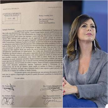 Rai grave condotta Floridia su Sechi Parlamento intervenga lettera maggioranza in Vigilanza a La Russa Rai grave condotta Floridia su Sechi Parlamento intervenga lettera maggioranza in Vigilanza a La Russa