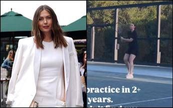 Sharapova prove di ritorno in campo Il video postato dallex numero uno fa sognare i tifosi