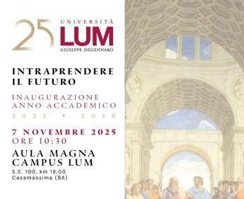 Universita Lum venerdi 7 novembre cerimonia di inaugurazione anno accademico Universita Lum venerdi 7 novembre cerimonia di inaugurazione anno accademico
